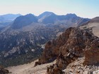 Livingston Point summit view of the Tin Cup Lake basin.