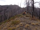 Making our way along the ridge.