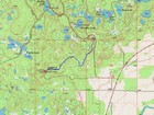 Map of my route up Lookout Mountain, almost 4 miles and 600' gain round trip.