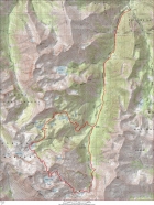 Map of our route, 28 miles for the main route, 32 miles total including side trips.