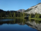 Sentinel Peak from Frazier Lake.