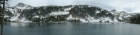 Stitched pano shot from Mirror Lake.