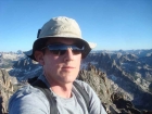 Dave on the summit of Cirque Lake Peak.