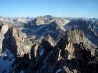 Fantastic summit view looking southeast from Cirque Lake Peak.