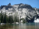 Cliffs above Oreamnos Lake.