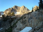 Sunrise on the north face of Elk Peak.