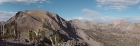 Panoramic view west from the lower slopes of Alta Peak.