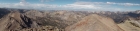 Alta Peak summit pano, spanning from Anonymous to Castle.