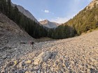 Heading up the Wet Creek drainage.