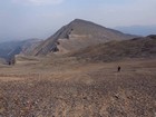 Descending Ross Peak, heading to Last Lost Peak.