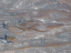 Three bull elk crossing the 10000' basin, as seen from the 10400' shoulder below Octoberfest Peak.