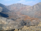 Here's the east face of Wet Peak, as seen from the 10400' shoulder below Octoberfest Peak, 10000' basin below.