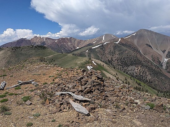 White Knob crest from Lupine Mountain