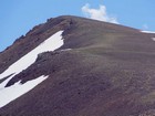 Mountain goats near the summit of Lime Mountain.