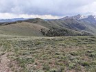 Undulating ridge leading south to Lupine Mountain.