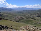 Copper Basin and Pioneer Mountains from Lupine Mountain.