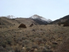 A view of White Cap peak, early in the hike.