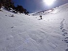 The gully gave us about 1800' of snow climbing.