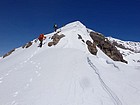 Final climb to the summit of Williams Peak.