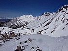 View northwest of White Cap, Borah, Leatherman, Badrock, Church.