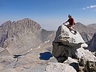 Perched on Tyndall's summit pinnacle.