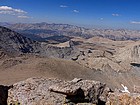 View of the Great Western Divide from Trojan Peak.