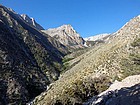 Final look back into the Shepherd Creek drainage.