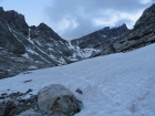 Heading toward Bonny Pass in the morning.