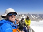 Victory shot of Dave, Ken, Mike, and Chris on the summit of Fremont Peak.