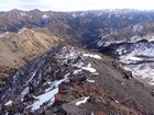 Descending the east ridge back into the valley.