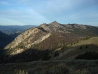 Looking west towards Wolf Mountain from Pt 8498'.