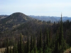 Tyee Mountain from the road. A fairly easy hike if you follow the right ridge…