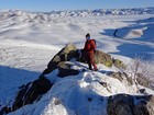 On the summit of Wood Creek Point.