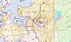 Map of the route, just over 2 miles and 500' gain round trip.