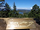 Scenic overlook near the top