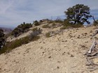 Nearing the summit of Never Done Mountain.