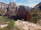First view of Angels Landing. Wow.