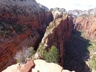 Looking back on the Angels Landing approach.