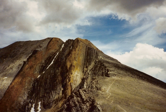 Looking up at Chicken Out Ridge.