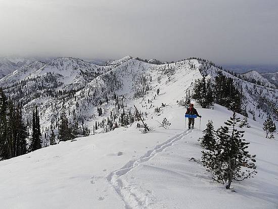 On the long ridge to Goat Mountain.