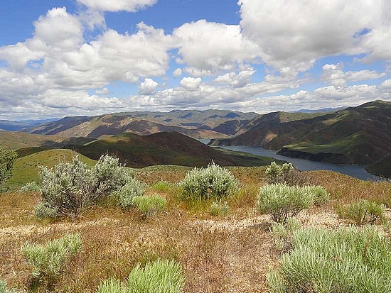 View north from Highland Peak.