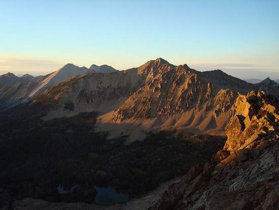 Lonesome Peak sunset.