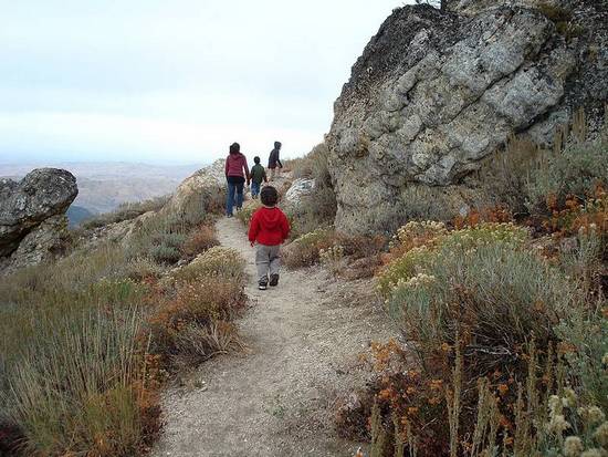 Nearing the summit of Mores Mountain.