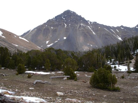 Leatherman Peak from Sawmill Pass.