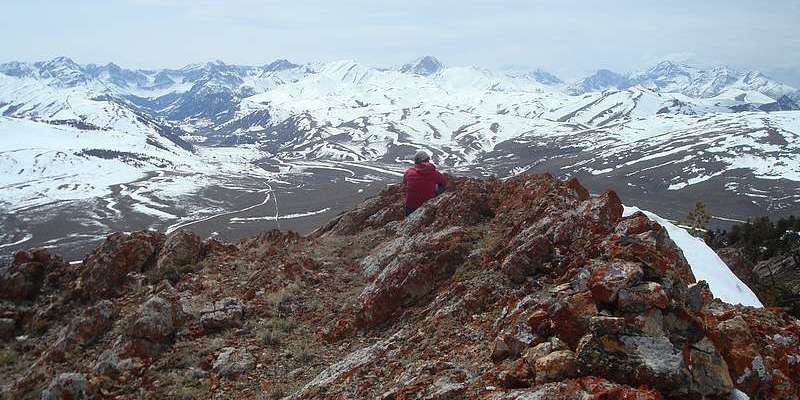 Lost River Range from Taylor Mountain