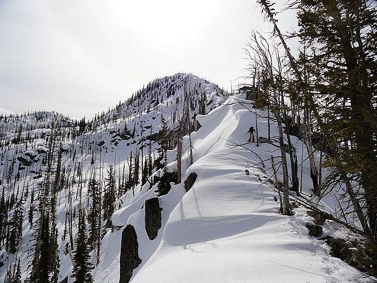 Rugged northwest ridge of Thunderbolt Mountain.